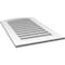 Ekena Millwork Arch Top Surface Mount PVC Gable Vent: Non-Functional, w/ 3-1/2"W x 1"P Standard Frame, 22"W x 36"H GVPAR22X3601SN - alternate 5